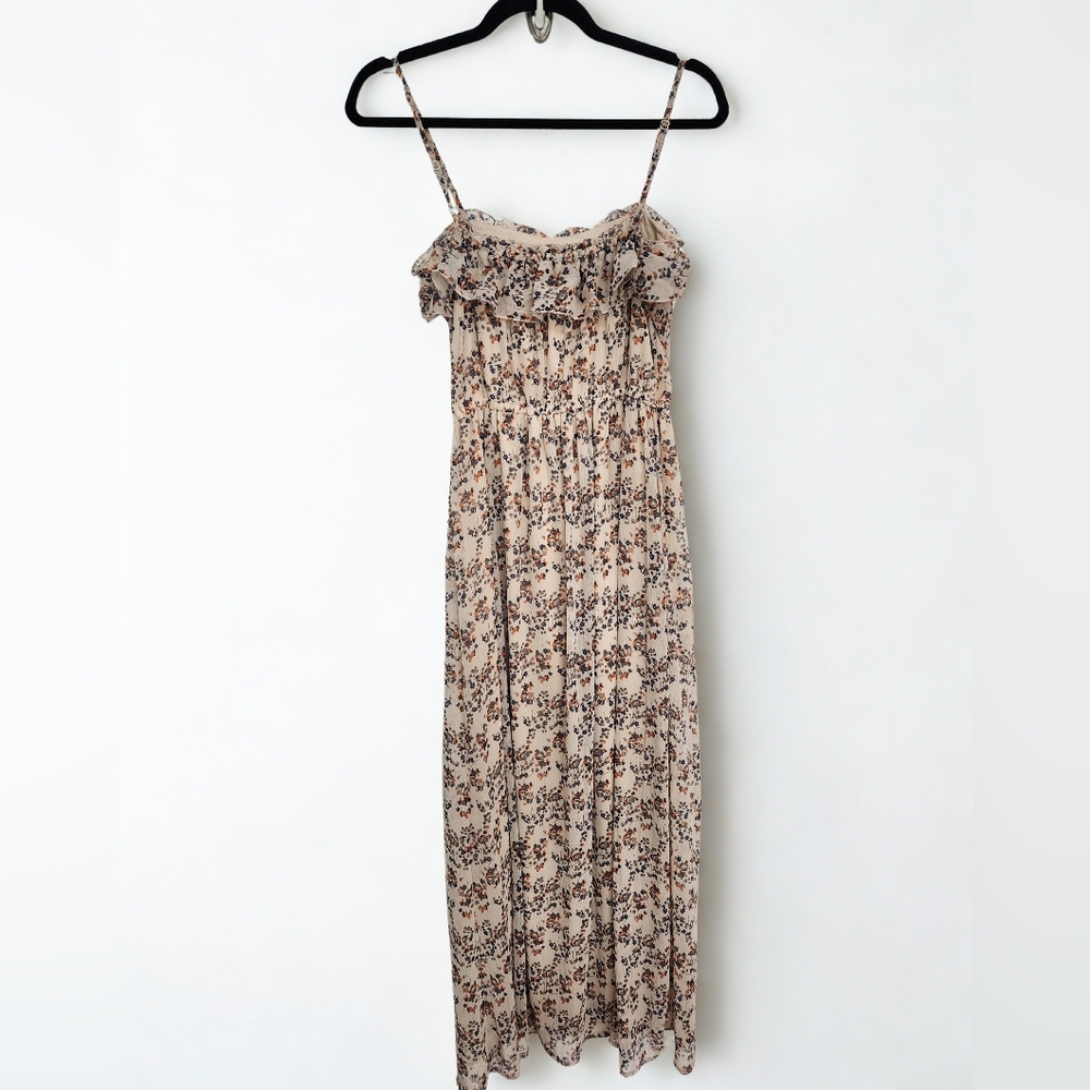 Fire Los Angeles Brown and Tan Maxi Sundress - Picture 4 of 6